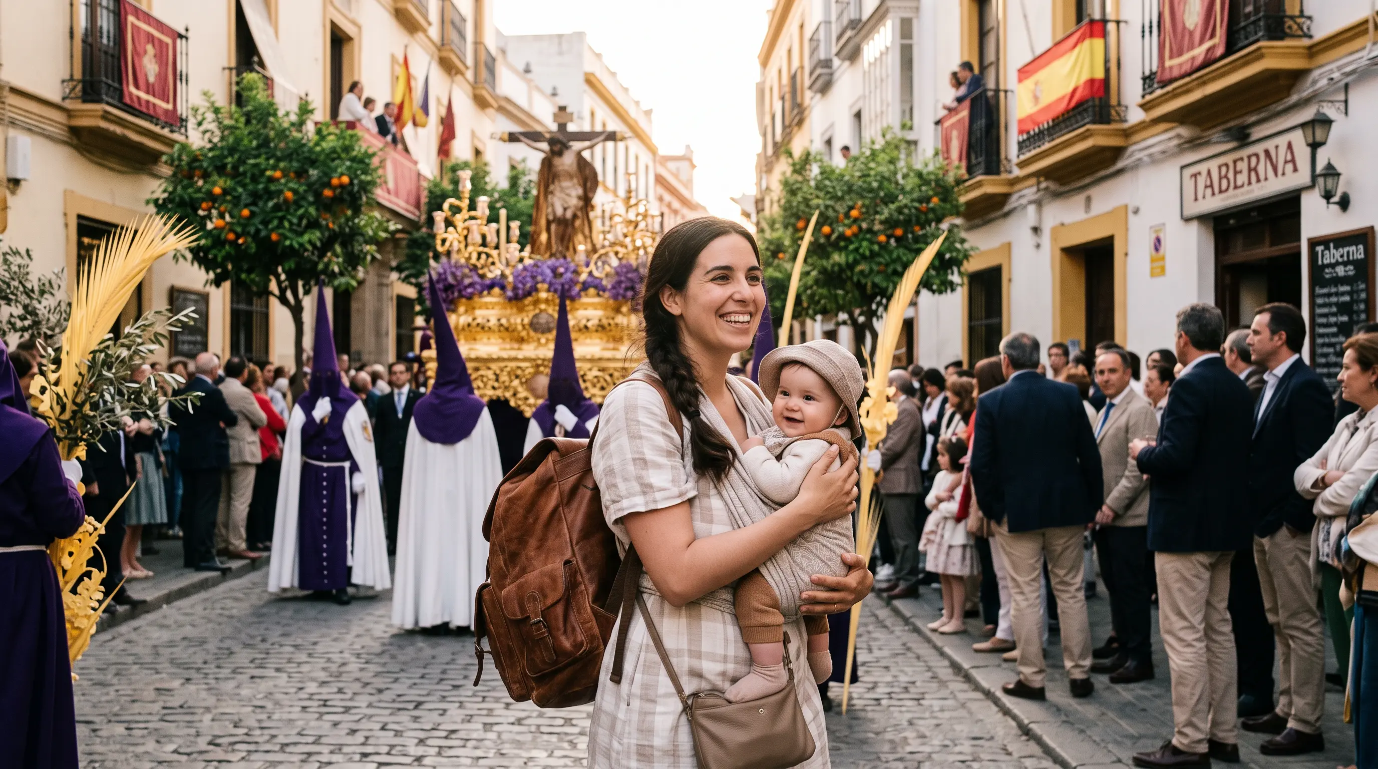 Viajar en Semana Santa con un bebé
