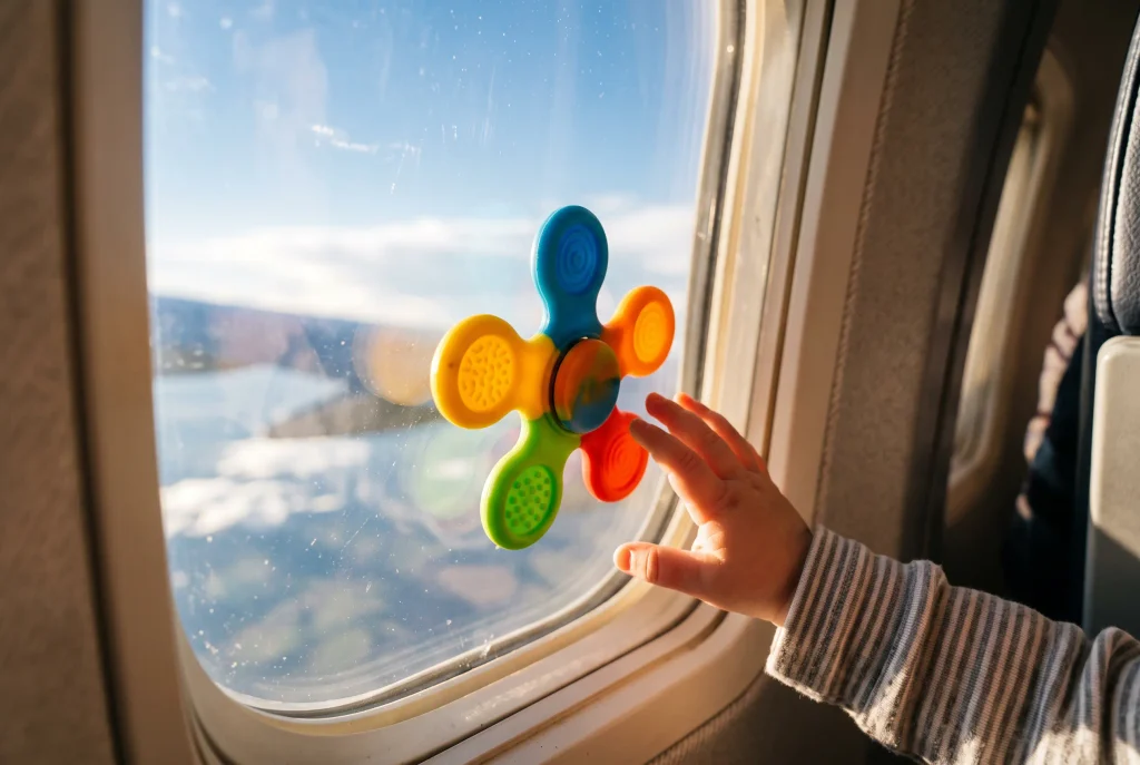 suction spinner toy for travels